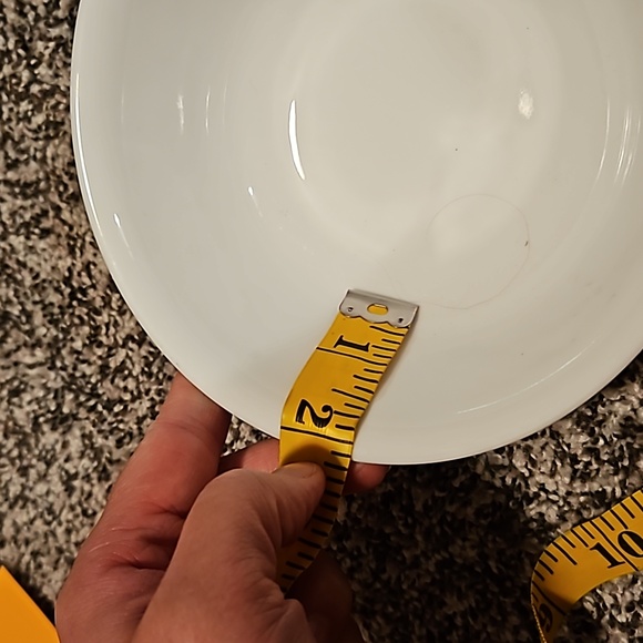 Set of 2 bowls. The pioneer women by corelle bowl, Evie, blue. Butterflies - Picture 5 of 8